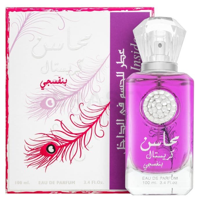 MAHASIN CRYSTAL VIOLET Lattafa perfume para MUJER 100 ml