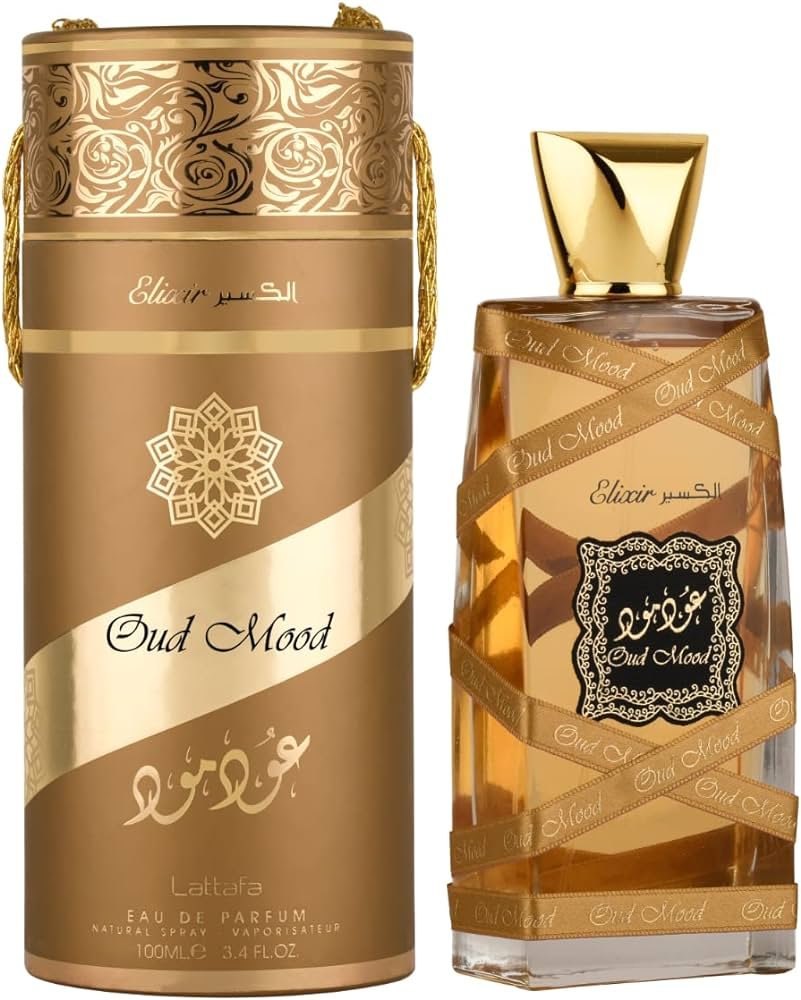 OUD MOOD ELIXIR Lattafa perfume UNISEX 100ml - Imagen 1