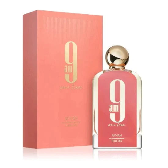 9 am POUR FEMME Afnan perfume MUJER 100ml