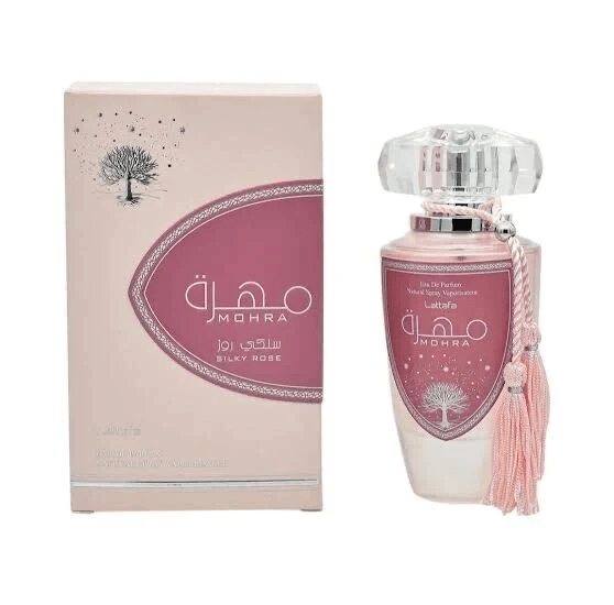 MOHRA SILKY ROSE Lattafa perfume MUJER 100ml - Imagen 3