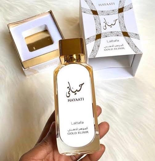 HAYAATI GOLD ELIXIR Lattafa perfume Unisex 100ml - Imagen 5