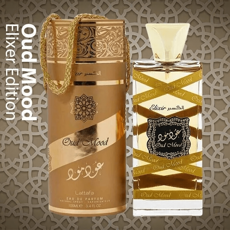 OUD MOOD ELIXIR Lattafa perfume UNISEX 100ml - Imagen 2
